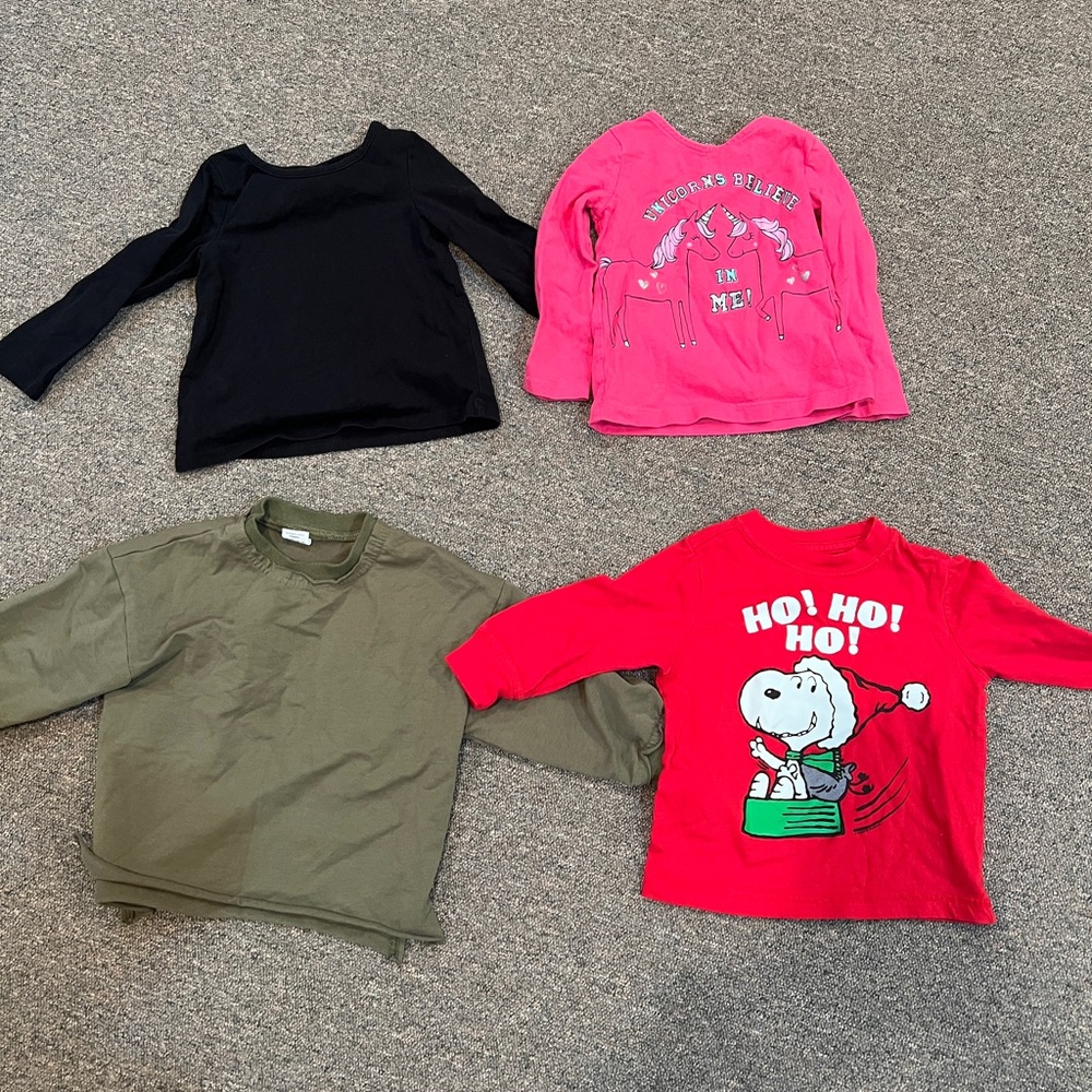 Little girl shirt bundle